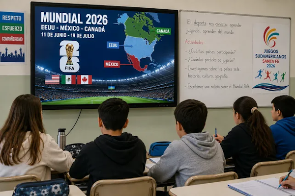 El deporte entra al aula: Santa Fe usará el Mundial y los Juegos Sudamericanos para enseñar matemática, lengua e historia. - UNO Santa Fe