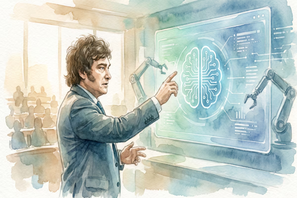 Sociedades sin humanos: los dilemas legales detrás del proyecto de Milei para la inteligencia artificial - (Imagen Ilustrativa Infobae)