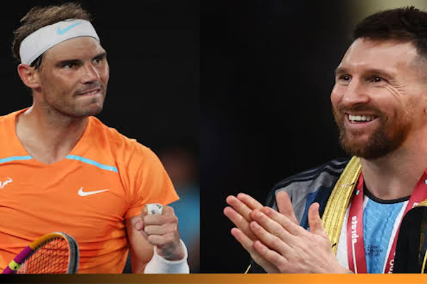 La reacción de Rafael Nadal tras las elogiosas declaraciones de Lionel Messi en el Mundial 2026. - Infobae