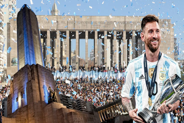 Messi cumple 39 años y en Rosario más de 5.000 chicos prepararon un emotivo homenaje - Infobae