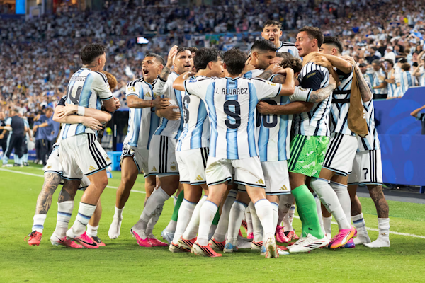 El historial de la Selección argentina en octavos de final de Mundiales. - Foto: Agencia NA (Florencia Arroyos)