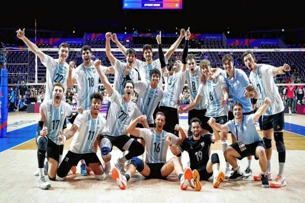 Buen arranque de Argentina ante Canadá en la Liga de Naciones de Voleibol. - UNO Santa Fe