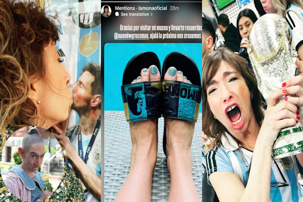 La actriz de Hollywood que alentó por Argentina y es fan de la Mona Giménez: “Me beso con Messi
