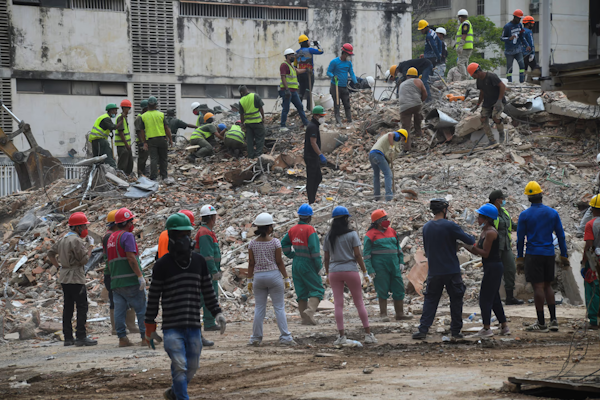 Ya son más de 5.000 la cantidad de fallecidos por los terremotos en Venezuela del 24 de junio. - Fotografía: Agencia NA (Xinhua/Marcos Salgado)