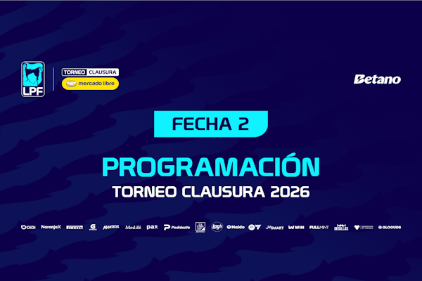 Calendario para el Torneo Clausura día, horario, árbitros, Var y TV de todos los partidos de la fecha 2 - LPF